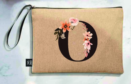 Bolso de mano letra o - regalos de boda